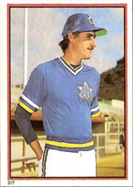 1983 Topps Baseball Stickers     317     Ed VandeBerg